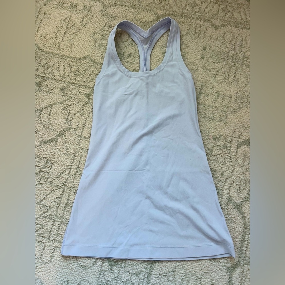 Lululemon Cool Racerback Nulu Tank Top Blue